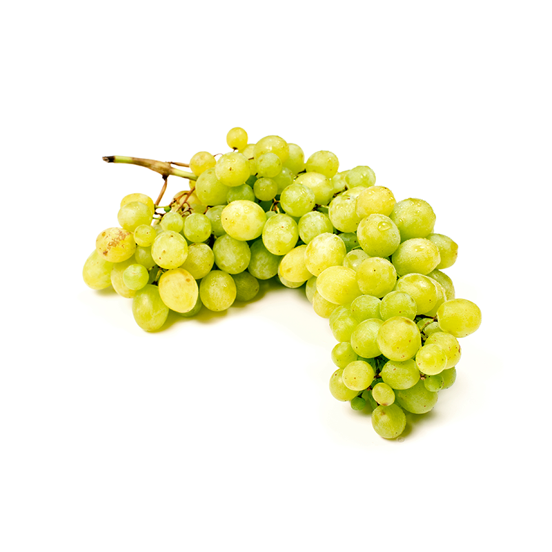 1kg Organic White Grapes