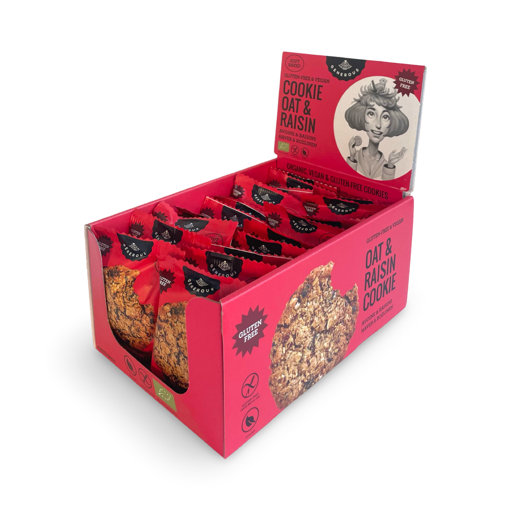 20 Biscuits Avoine Raisin Martine Matin