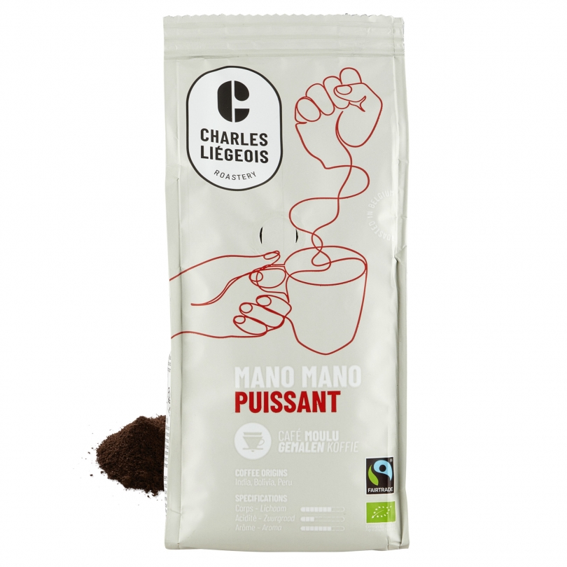 250g Café Moulu Puissant Bio
