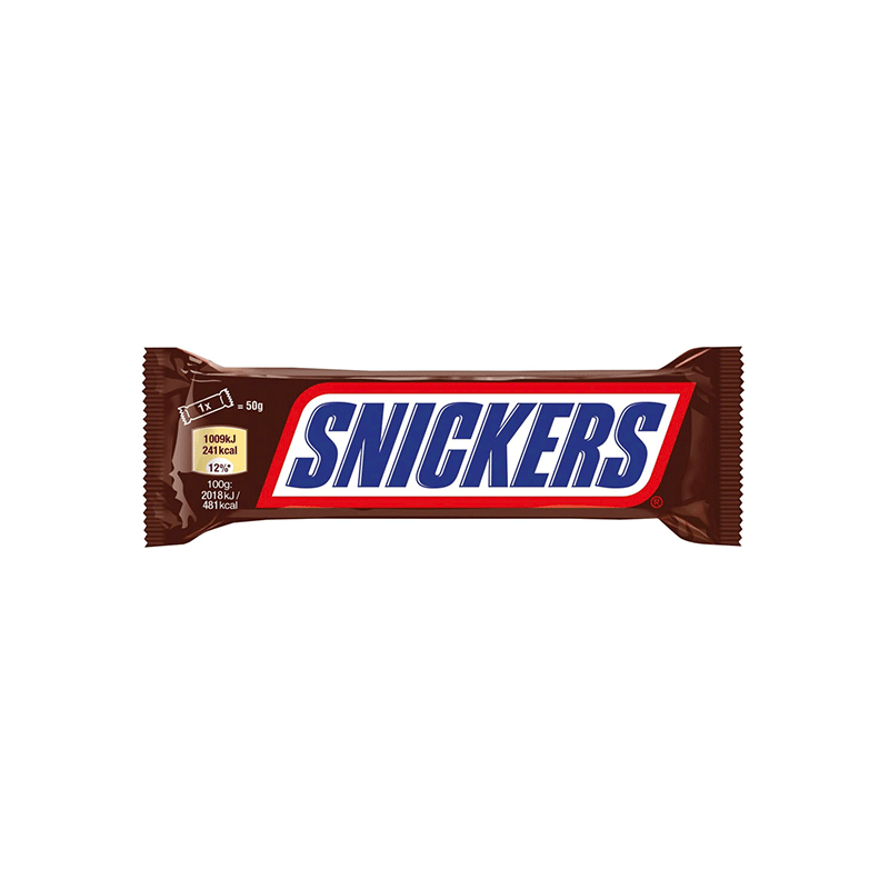 32x50g Barre Chocolatée Snickers