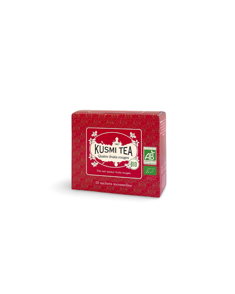 20 Organic Tea bags Four Fruits Red