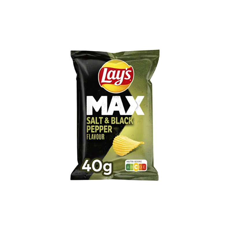 20x40g Chips Poivre et Sel