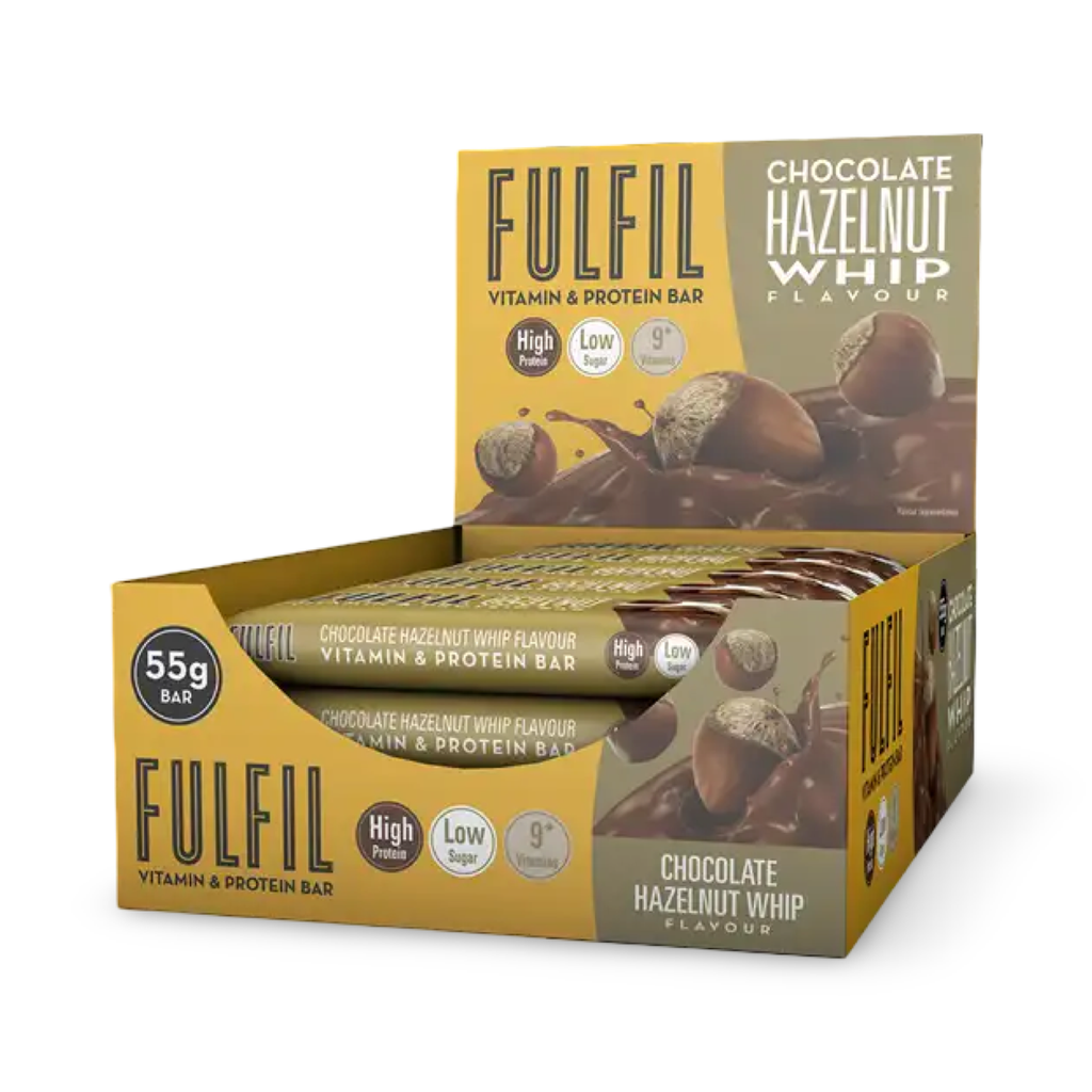 15x55g Chocolade en Hazelnoot Eiwitrepen