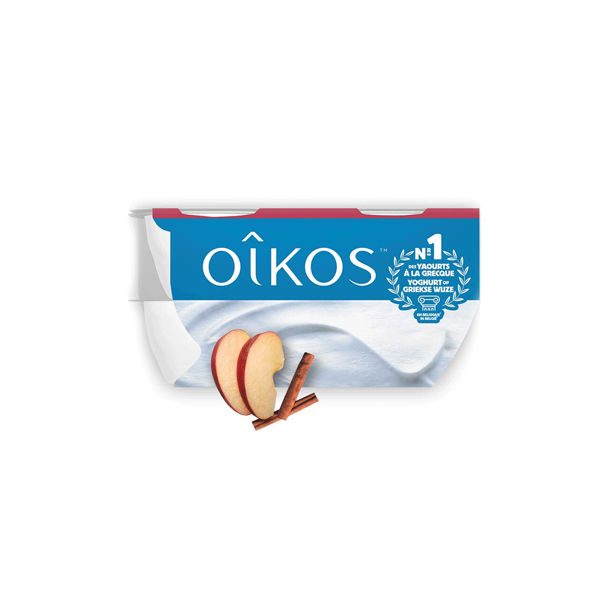 4 x 115g Yaourt Grec Pomme Cannelle