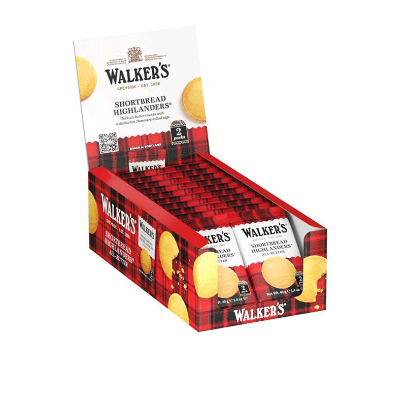 18x40g Highlanders Shortbreads