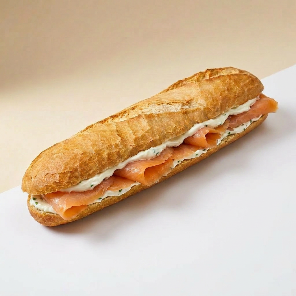 Smoked Salmon & Cream Cheese Sandwich