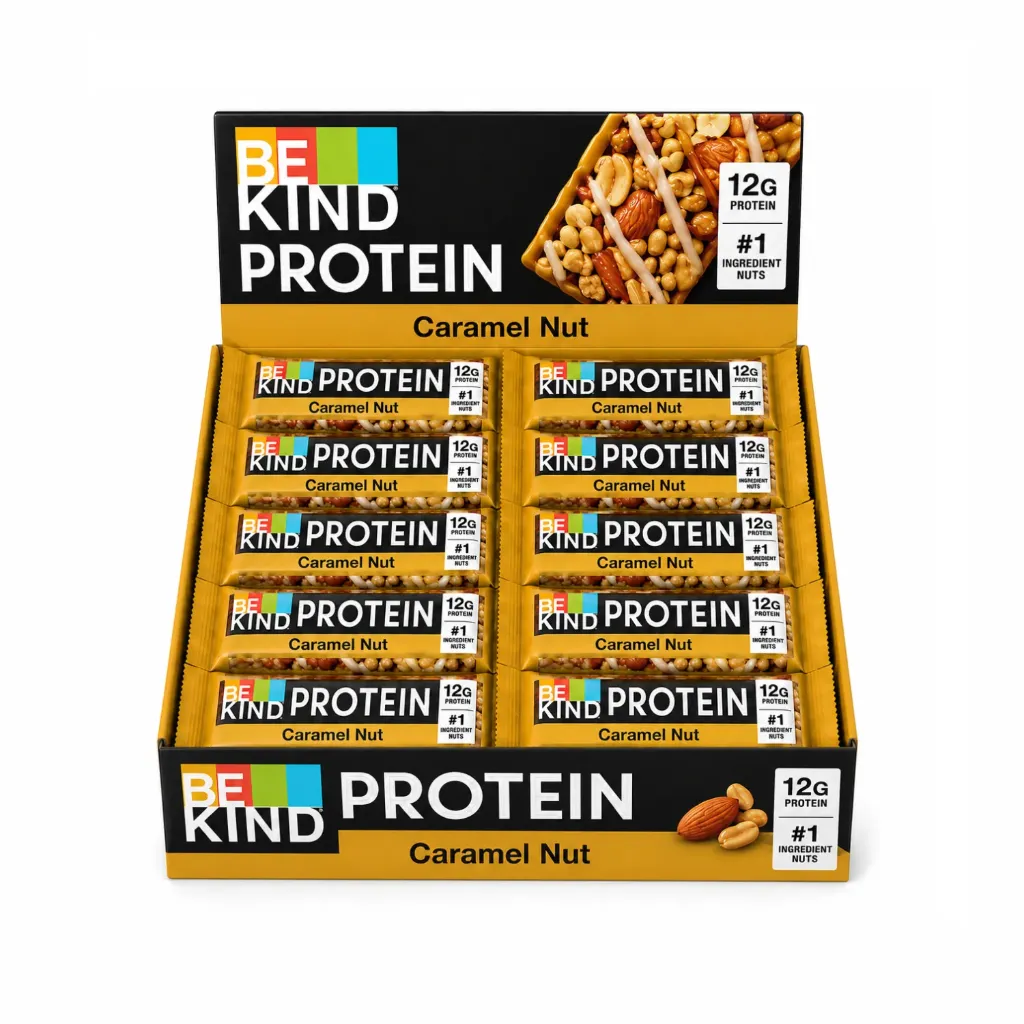 12x50g Barre Protéinée Caramel et Noix
