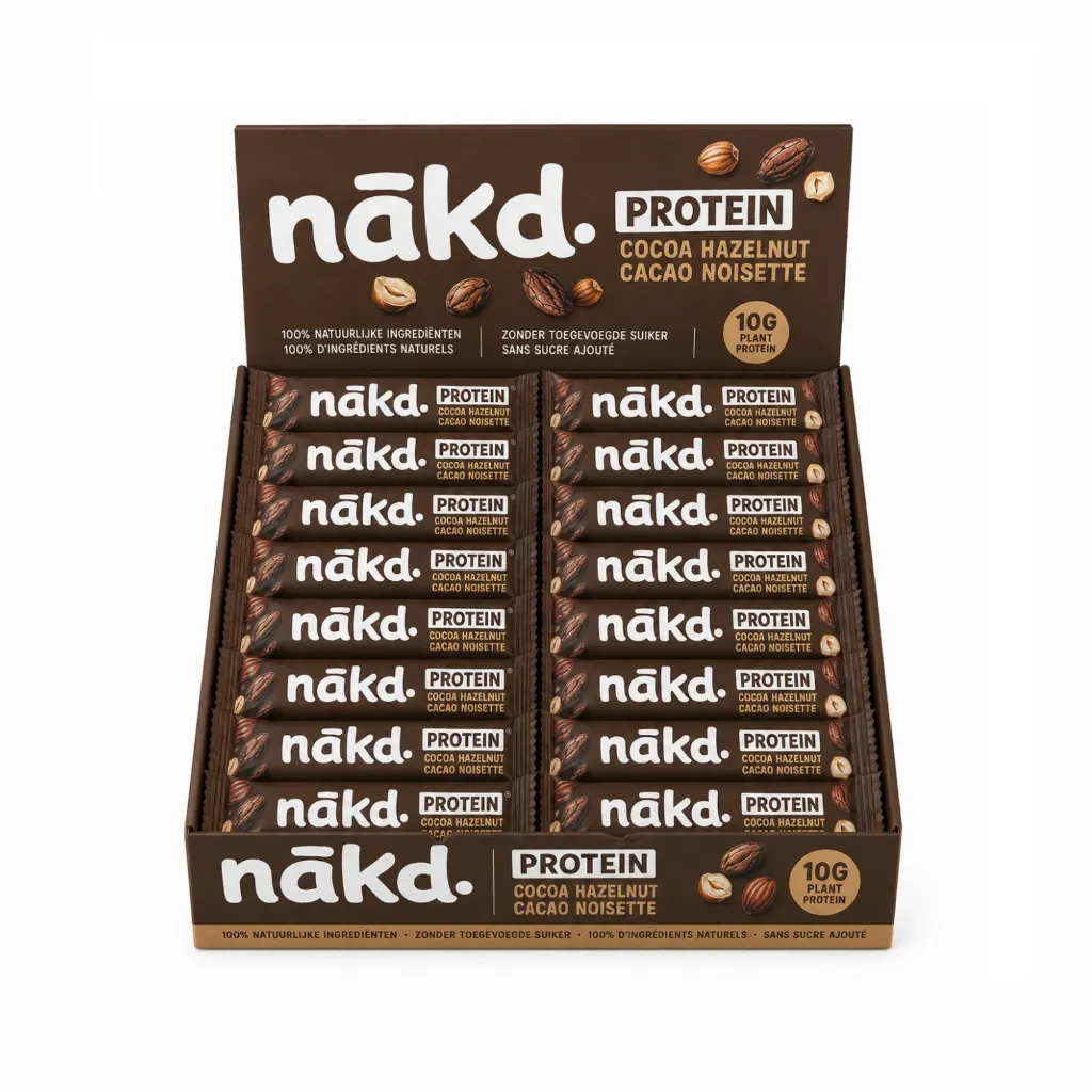 16x45g Barre Protéinée Cacao Noisette