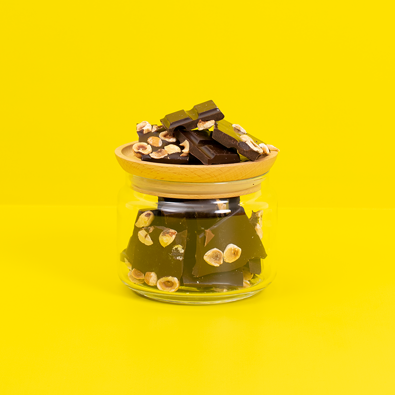 210g Dark Chocolate with Hazelnuts