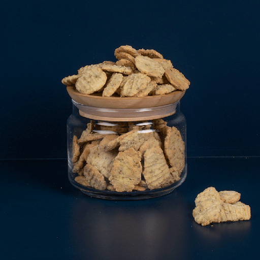 150g Biscuits Salés Ail et Romarin Bio