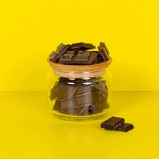 200g Chocolat Noir aux Oranges Confites