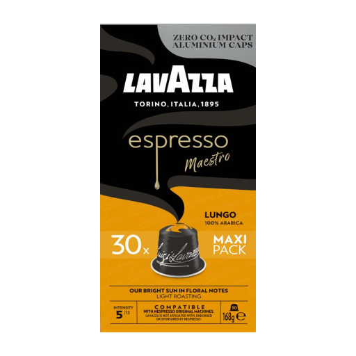 30 Espresso Lungo Capsules Coffee