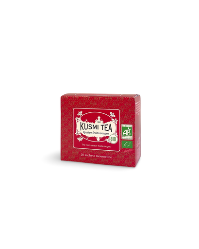 20 Organic Tea bags Four Fruits Red