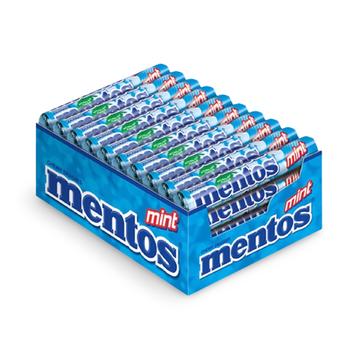 40x38g Bonbons à la Menthe Mentos