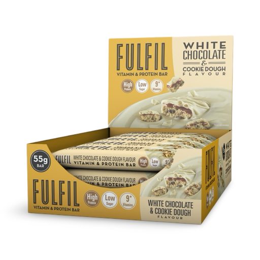 15x55g White Chocolate and Cookie Dough Protein Bar