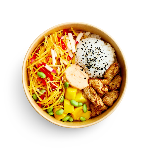 390g Poke bowl Mango Chicken 