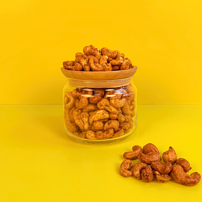 Organic Roasted Cashew Nuts with Curry
