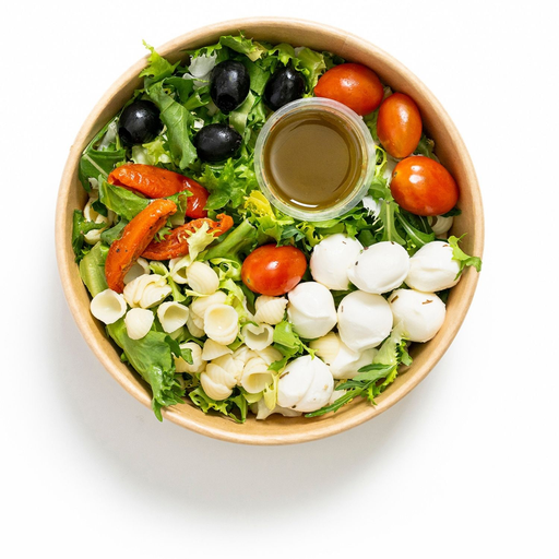 Pasta salad with mozzarella