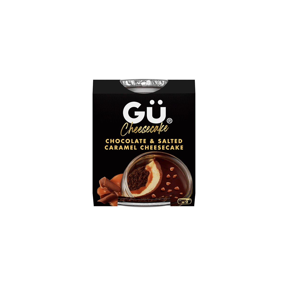 2x91,5g Chocolade Gezouten Caramel Cheesecake