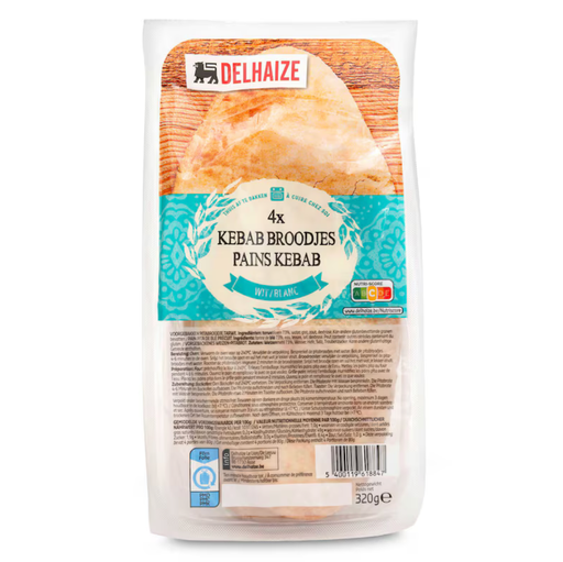 320g Kebab Broodjes